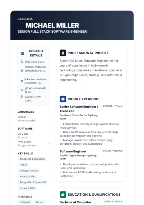 CV Template Trust