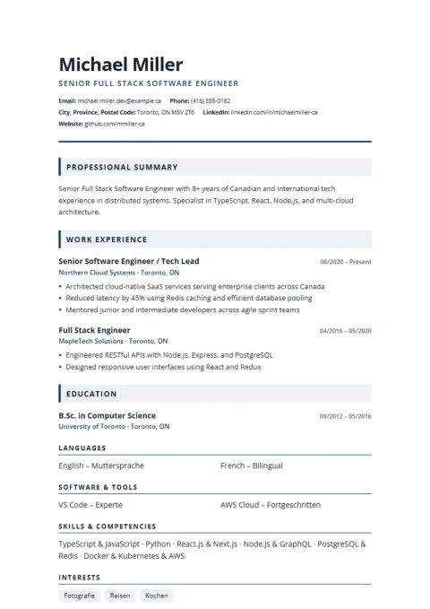 Resume Template London Professional