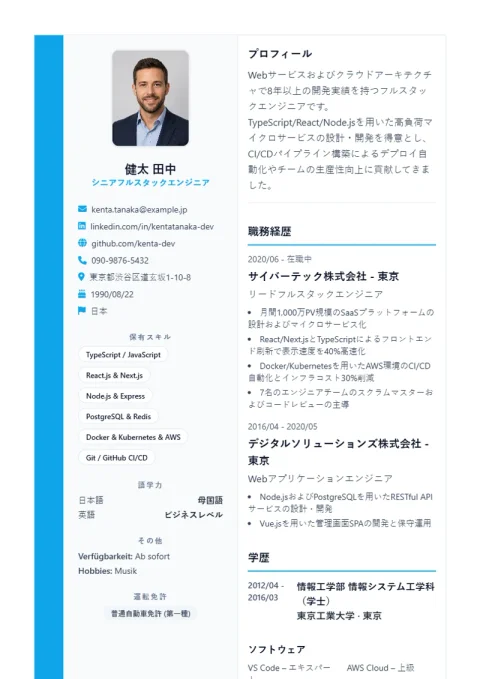 Vorlage Sidebar Pro