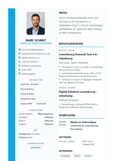 Vorlage Sidebar Pro