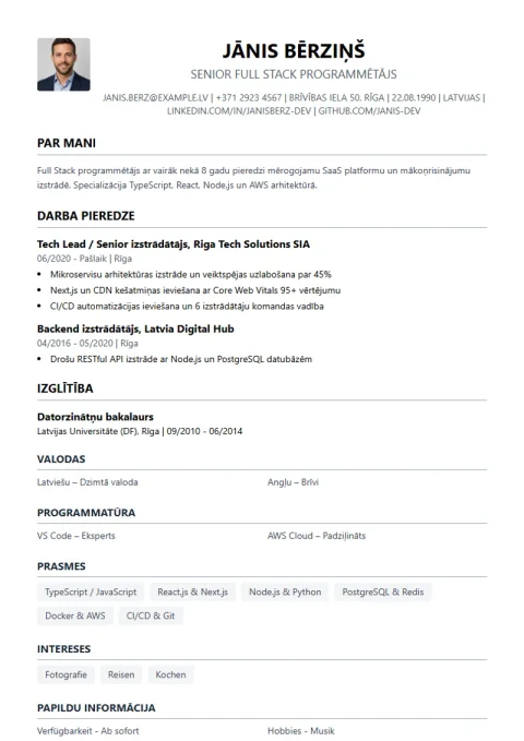 Vorlage Simple