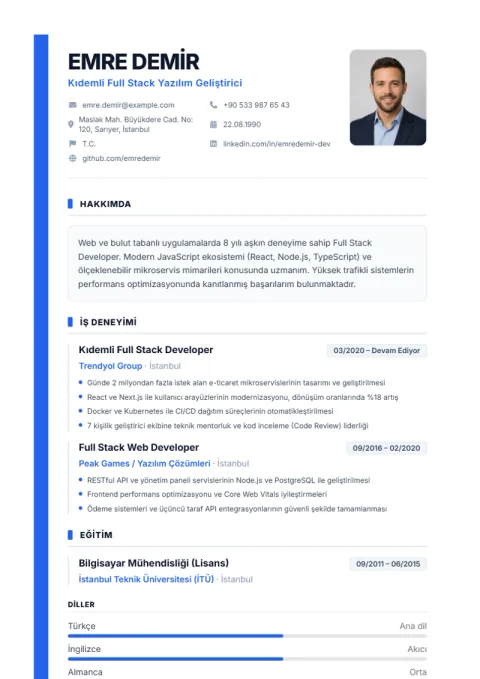 Vorlage Sidebar
